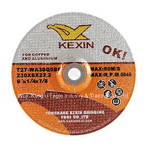 9" 230X6X22.2mm Resin Grinding Wheel/Grinding Disc for Aluminum